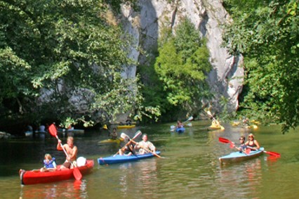 La Lesse en kayak - Domaine de La Carriere