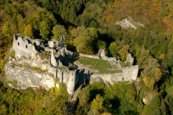 Les ruines de Montaigle - Le Domaine de La Carriere